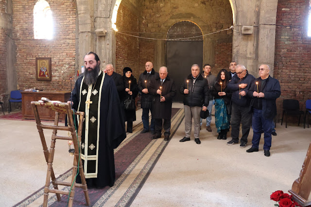 ოკუპირებული აფხაზეთის სოფელ საბერიოში ტრაგიკულად დაღუპული ბავშვების ხსოვნისადმი მიძღვნილი პანაშვიდი