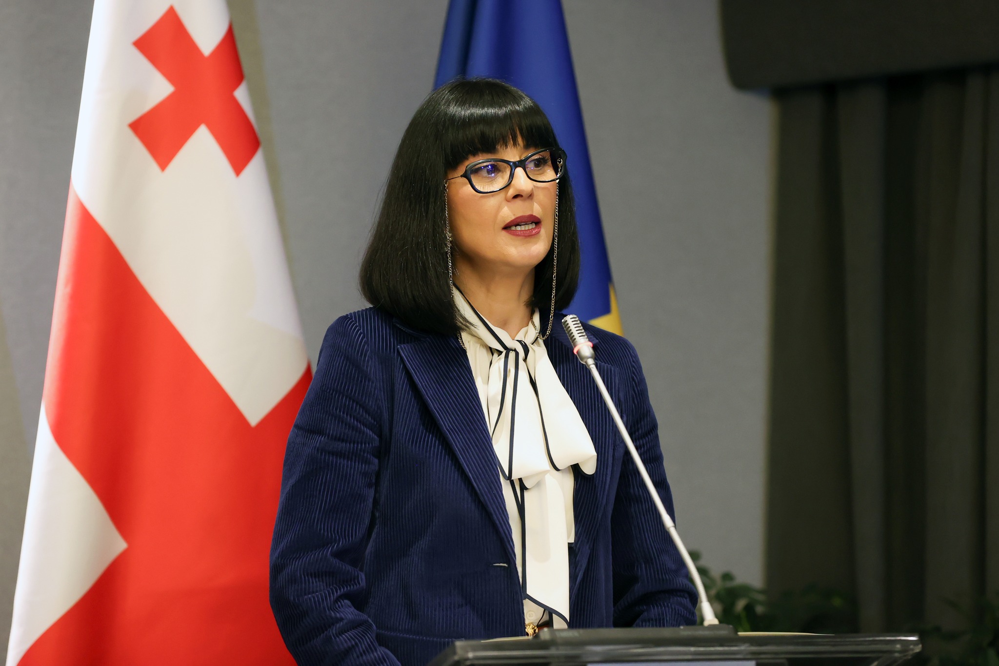 ჯემალ გამახარია ოკუპირებული აფხაზეთის რეგიონიდან წარჩინებული სტუდენტის დაჯილდოების ცერემონიას დაესწრო