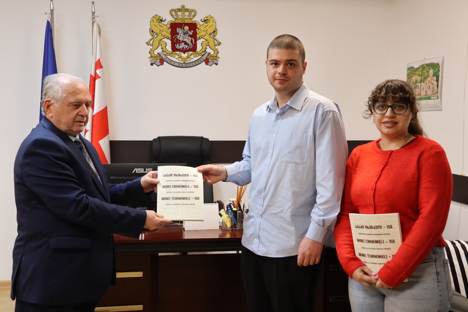 ჯემალ გამახარია სოხუმის სახელმწიფო უნივერსიტეტის სტუდენტებს შეხვდა