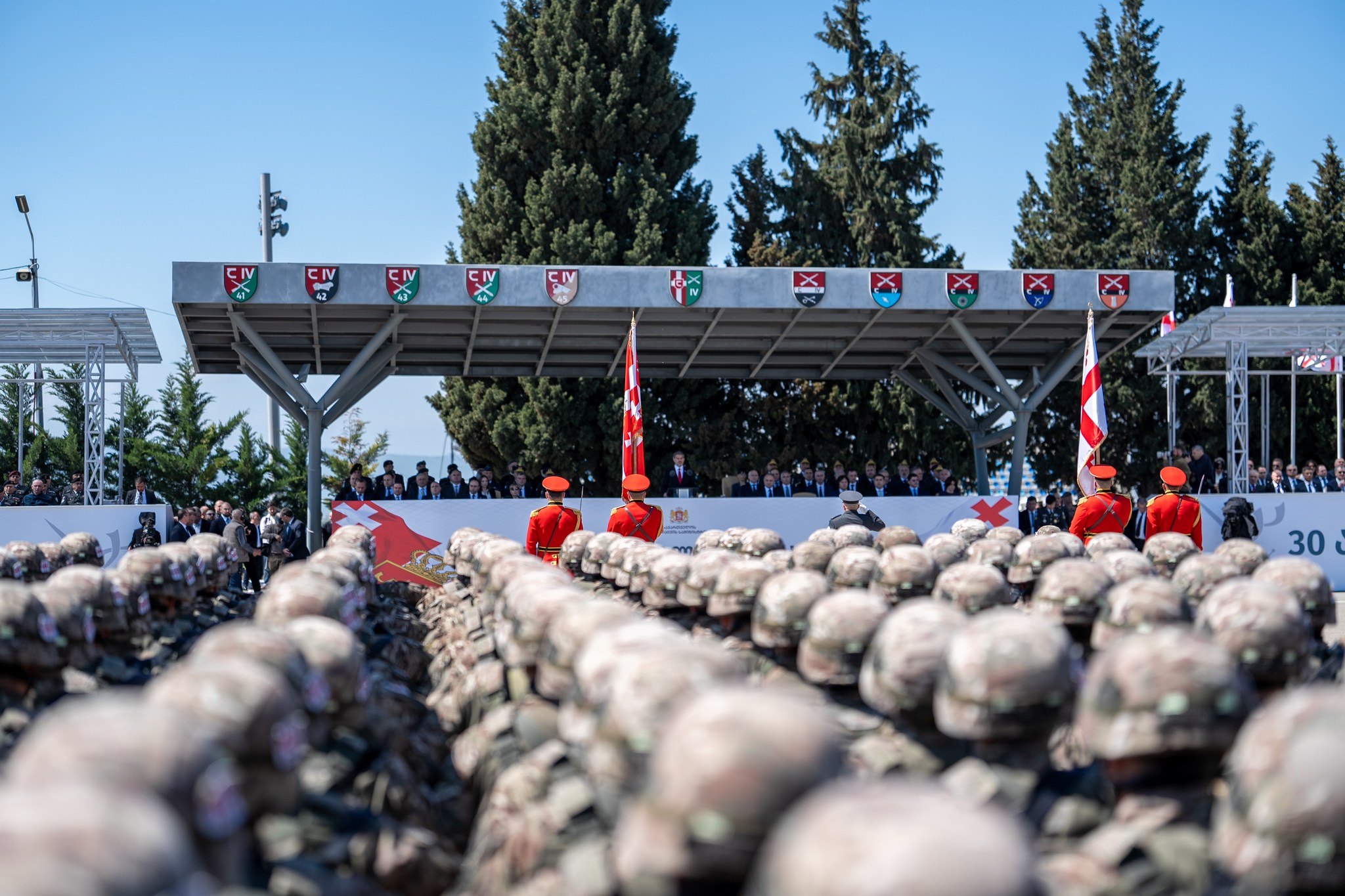 ჯემალ გამახადია საქართველოს თავდაცვის ძალების 35 წლის იუბილესადმი მიძღვნილ საზეიმო ცერემონიალს დაესწრო