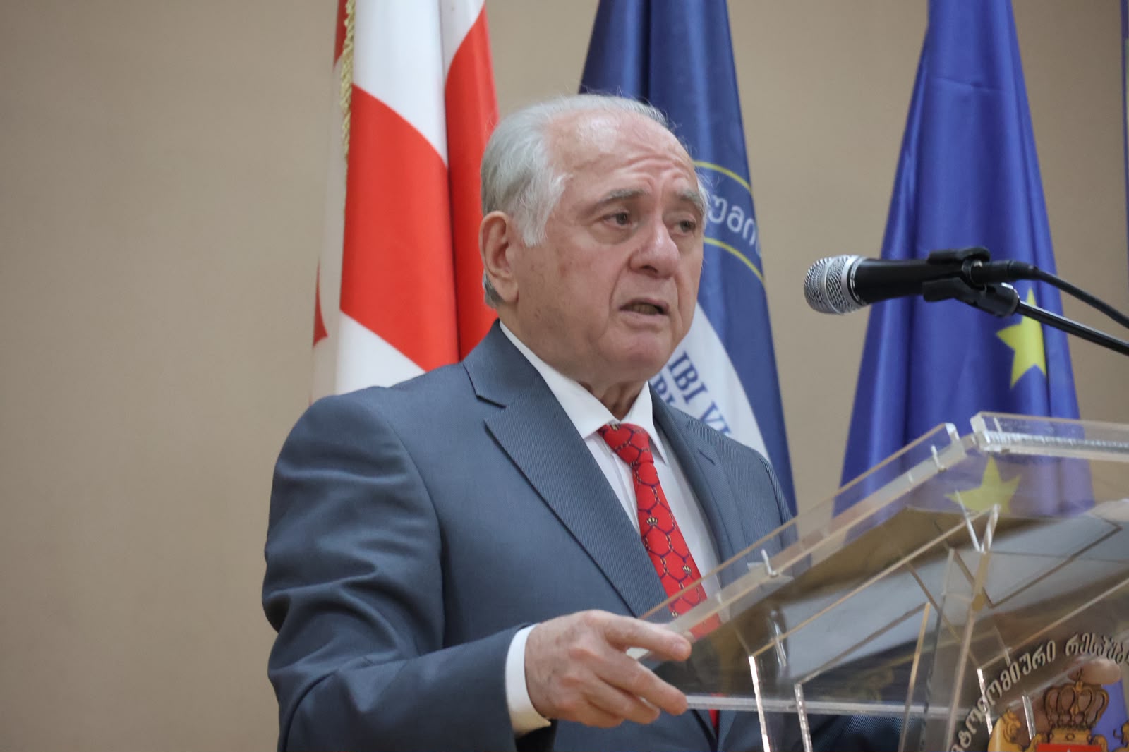 სოხუმის სახელმწიფო უნივერსიტეტში კონფერენციის “აფხაზეთი საქართველოა” დასკვნითი ეტაპი და წარჩინებული მოსწავლეების აფხაზეთის უმაღლესი საბჭოს სიგელებით დაჯილდოების ცერემონია გაიმართა